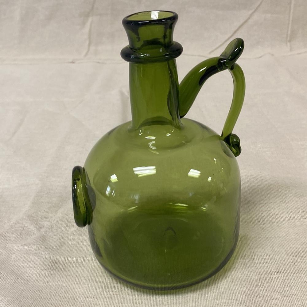 Green Glass Jug